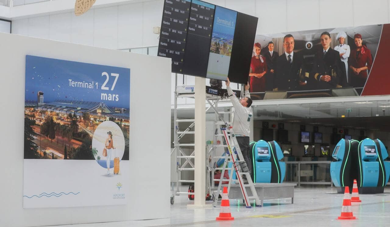 Terminal 1 på flyplassen i Nice åpnet søndag